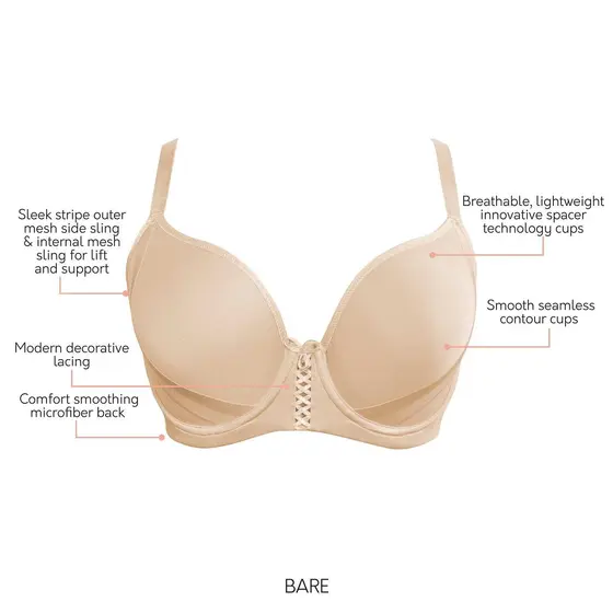 Spacious Comfort: Women's Full Busted Spacer Bra