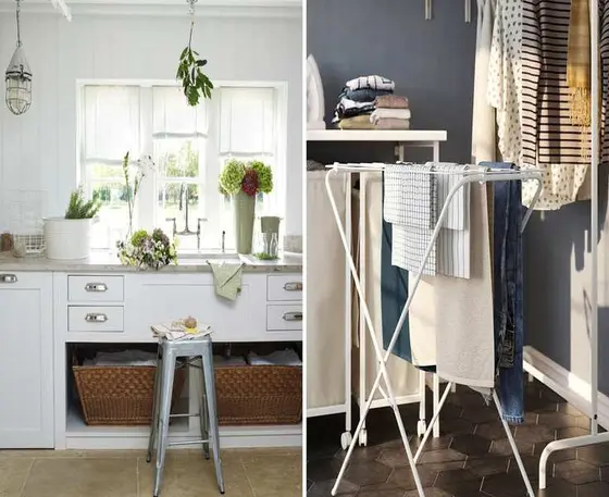 IKEA's Affordable Drying Rack Folds Flat for Simple Summer Storage