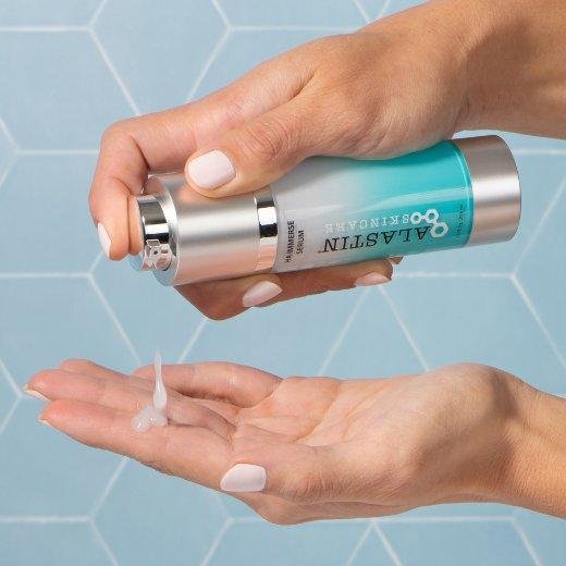 Image of hand model using the Alastin HA Immense Serum