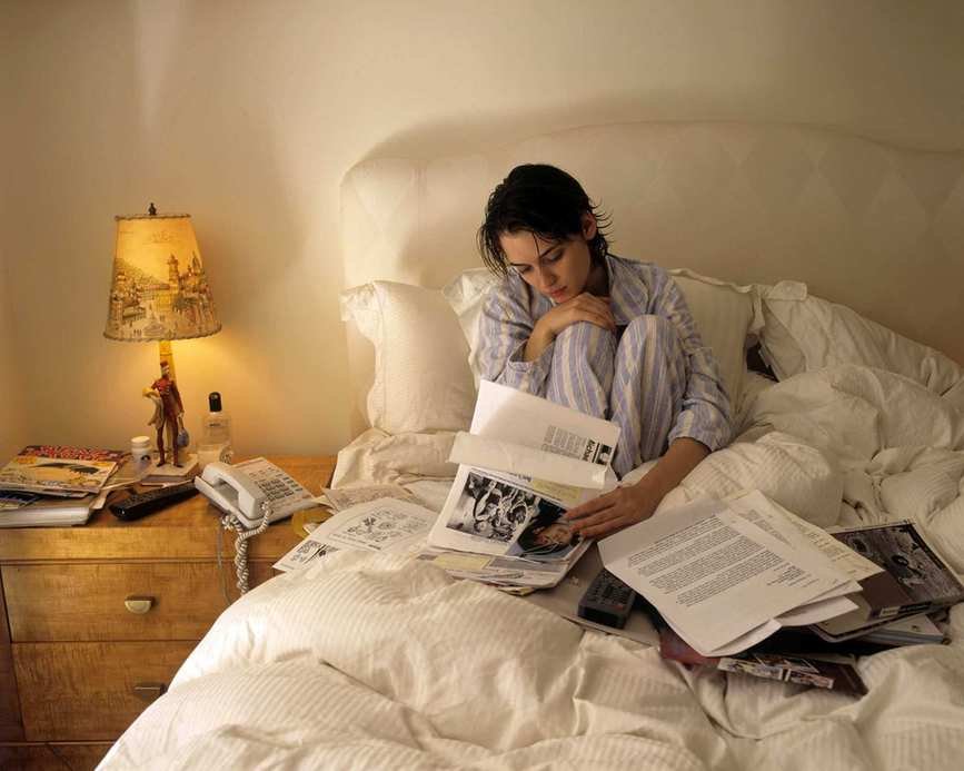Winona Ryder in her bedroom, 1994