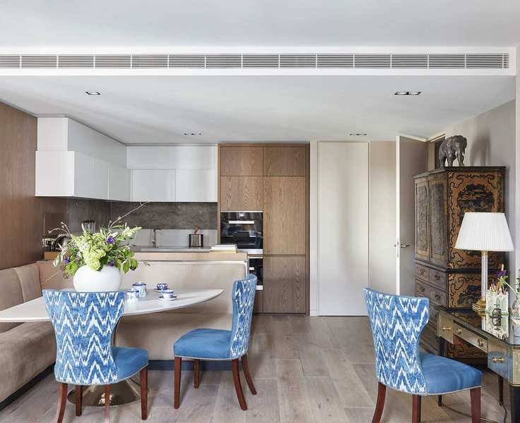 Small dining room ideas in an open plan space