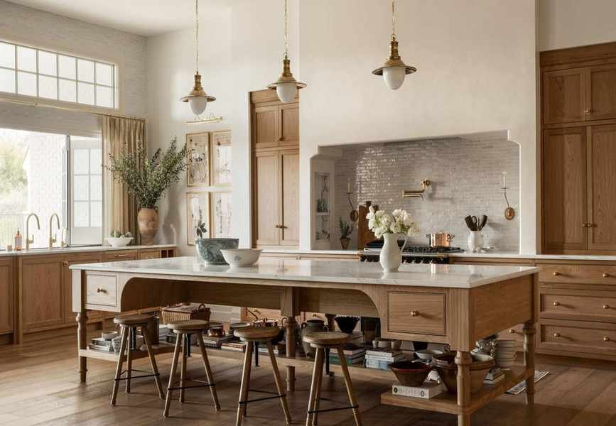 Discover a Stylish Kitchen Blending East Coast and English Charm