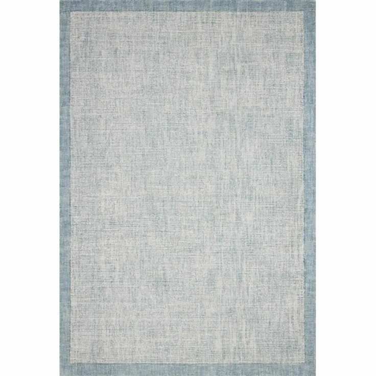 Magnolia Home by Joanna Gaines x Loloi Henley Ivory / Blue Area Rug