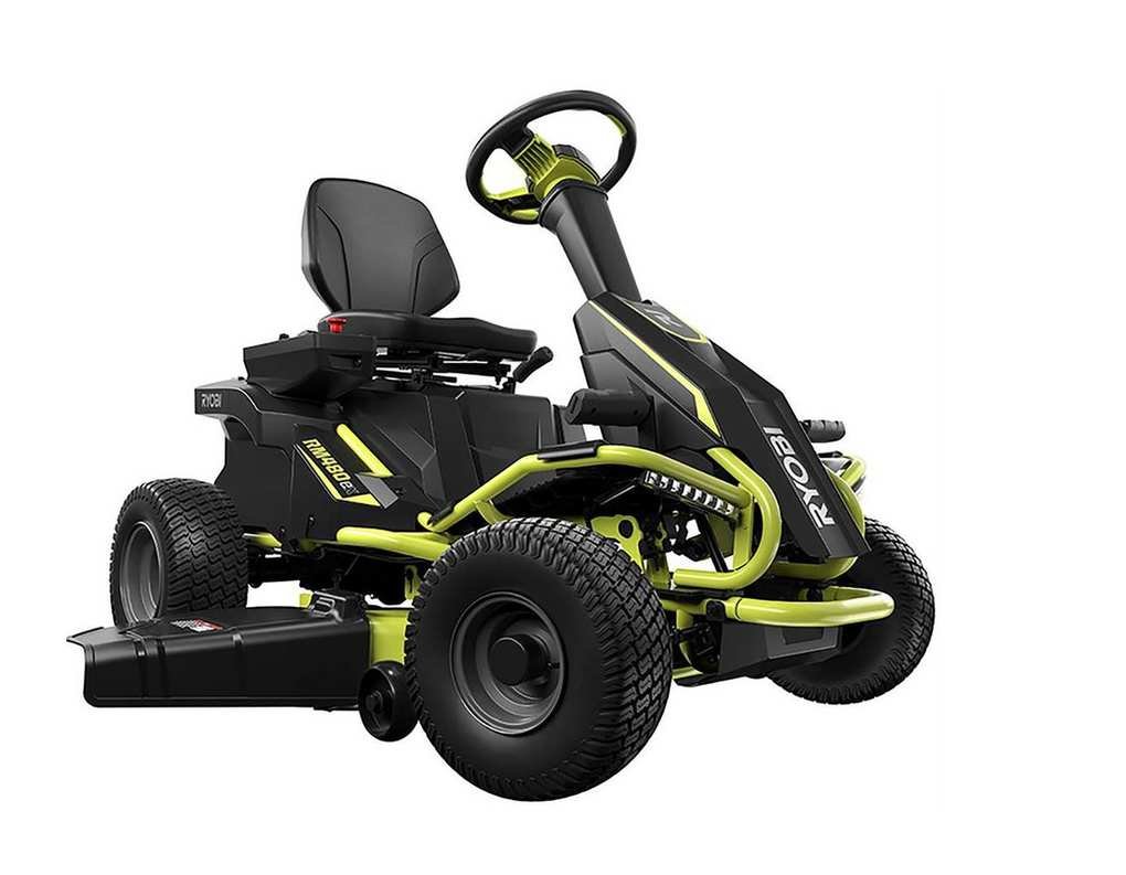 RYOBI Battery Electric Rear Engine Riding Lawn Mower