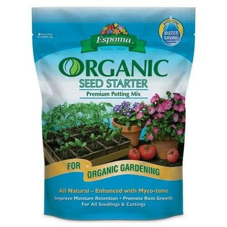 Espoma Organic Seed Starter & Root Growth Premium Potting Mix, 16 quarts