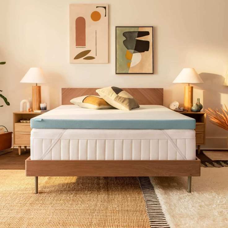 Tempur-Adapt Mattress Topper on a bed.
