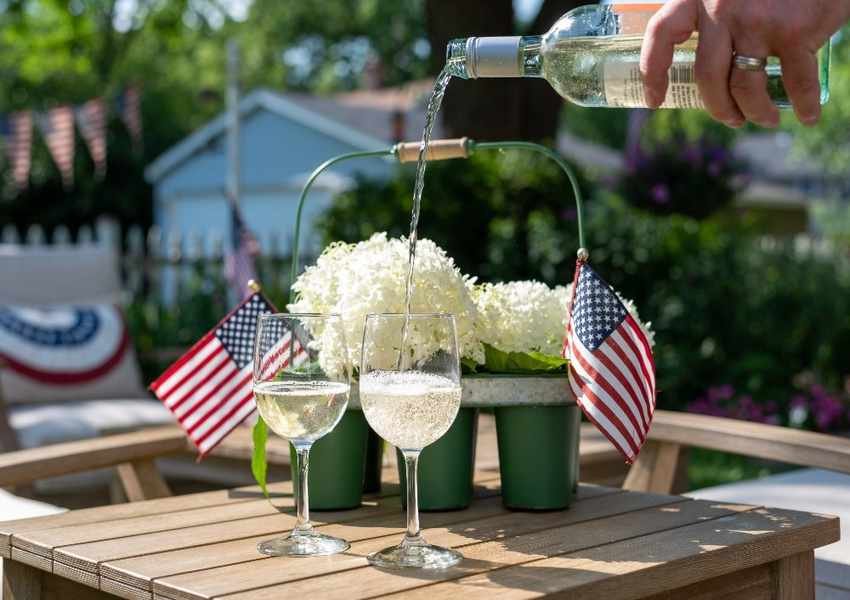 clean wine glasses