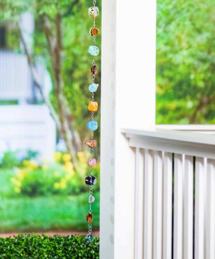 Wayfair glass rock rain chain
