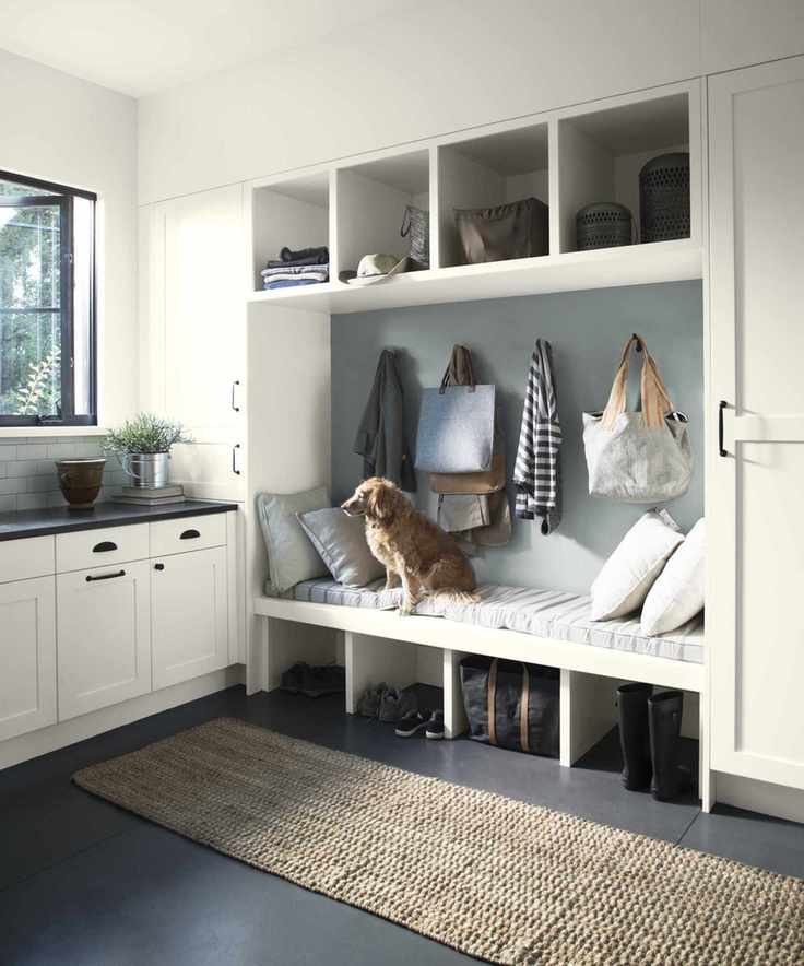 mudroom with storage