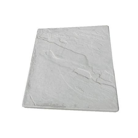 Nucast Precast Concrete Patio Stone - Slate (soft-Wave) Texture - 2" X 24" X 24" - Qty of 1