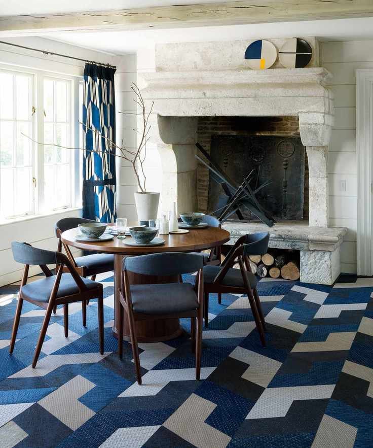Carpet trend with patterned tile carpet