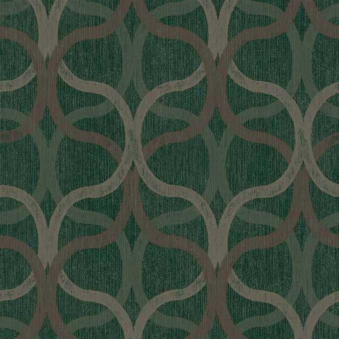 Boutique Refine Geo Green & Gold