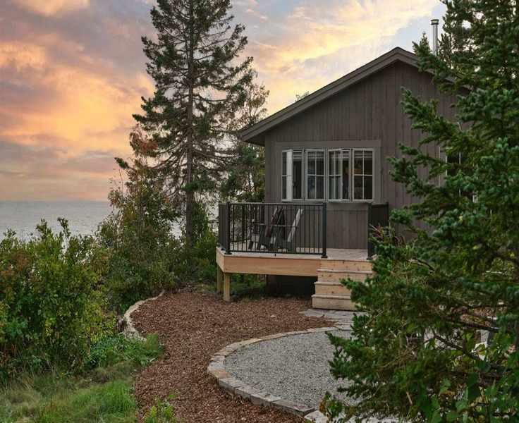 Lakeside Cottage Design Inspired by Lake Superior's Shoreline