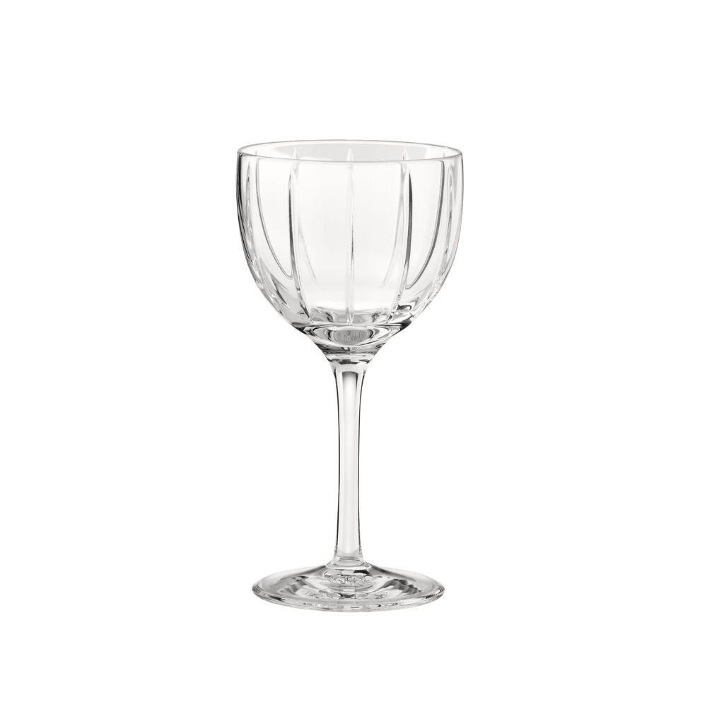 Fluted Nick and Nora glass