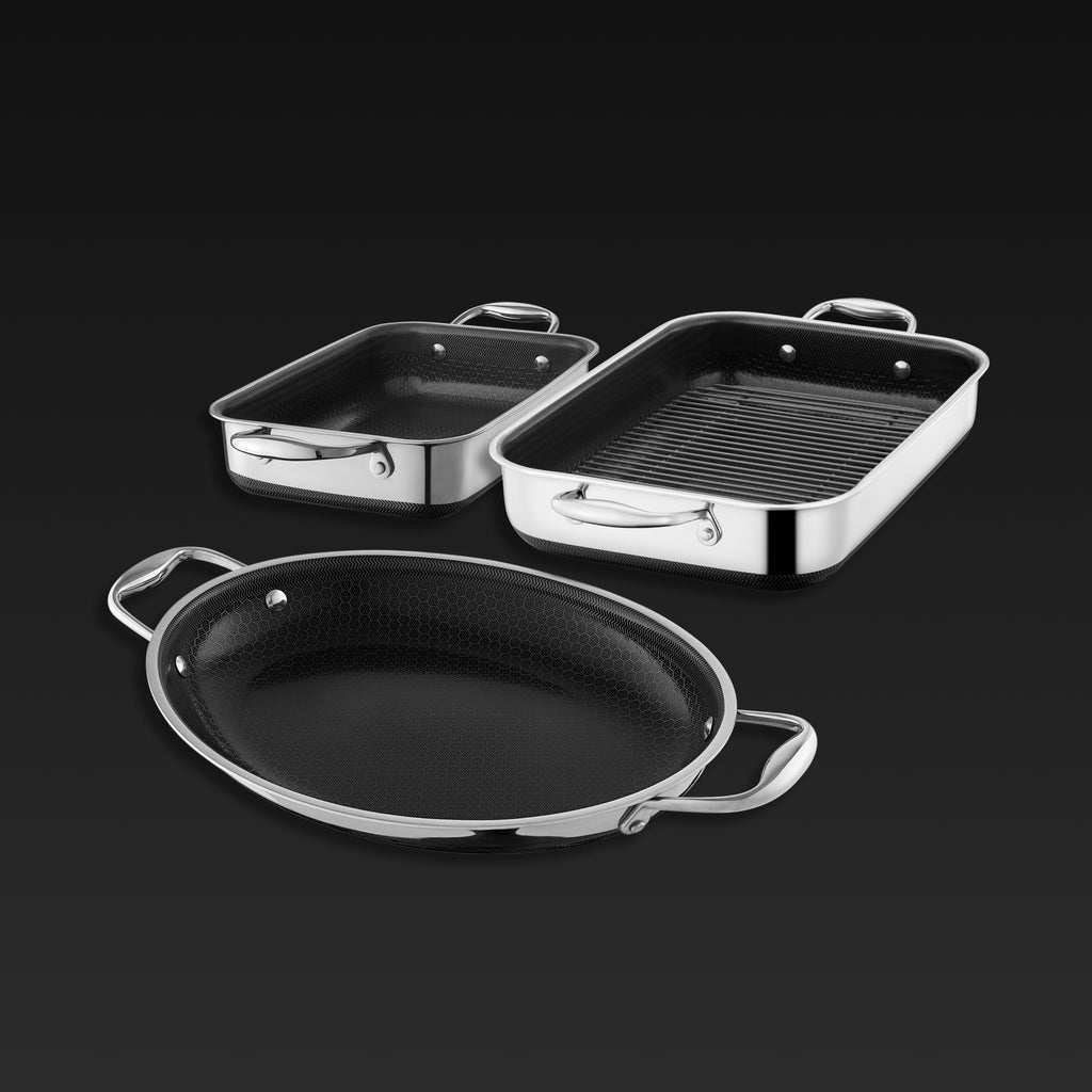 Hybrid Roasting Pan Set, 4-Pc &mdash; Default Title