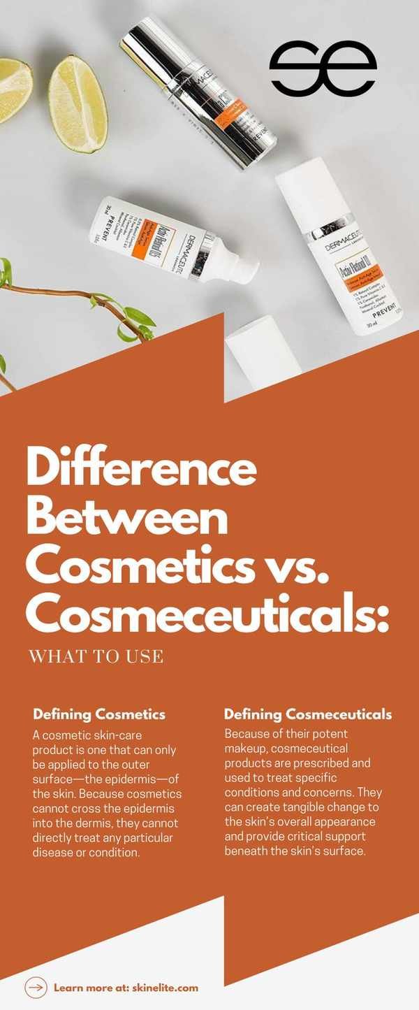Difference Between Cosmetics vs. Cosmeceuticals: What To Use Difference Between Cosmetics vs. Cosmeceuticals: What To Use