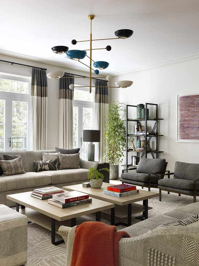 Living room ideas &amp;ndash; with lighting a low furniture