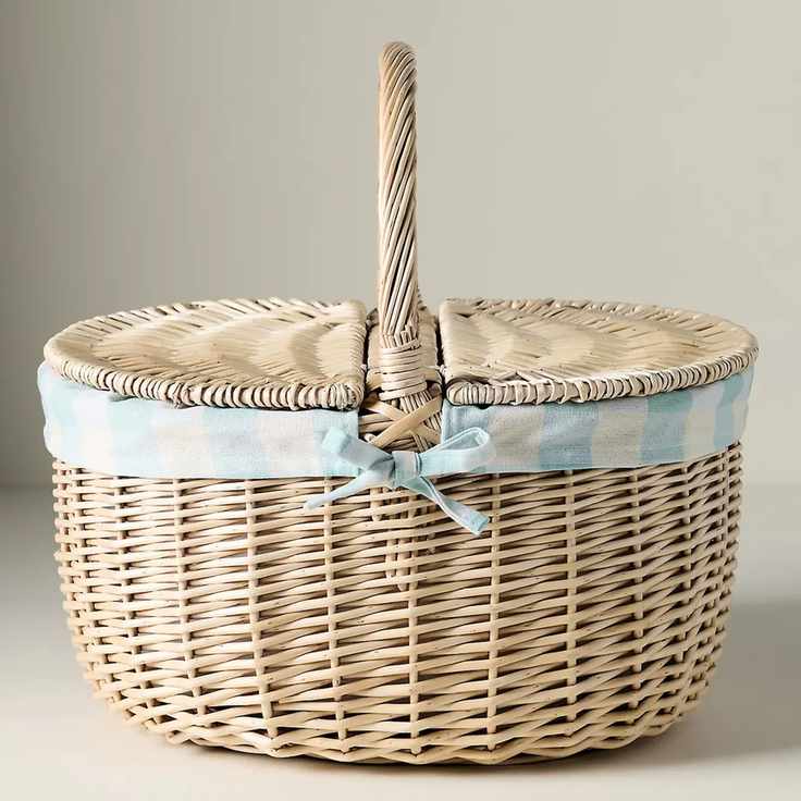 Country Woven Picnic Basket