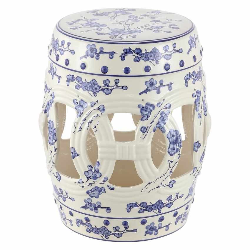 JONATHAN Y Lucky Coins Indoor/Outdoor Garden Stool