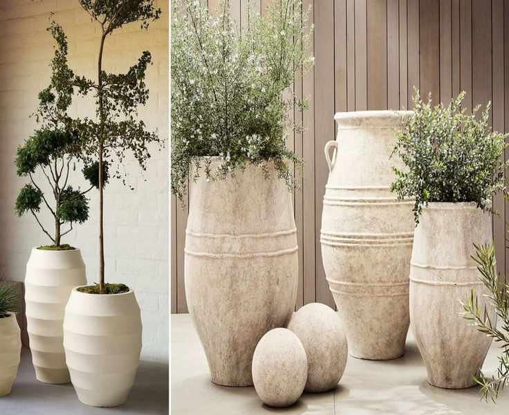 Elevate Your Front Yard with Large Decorative Pots: 6 Stylish Ideas