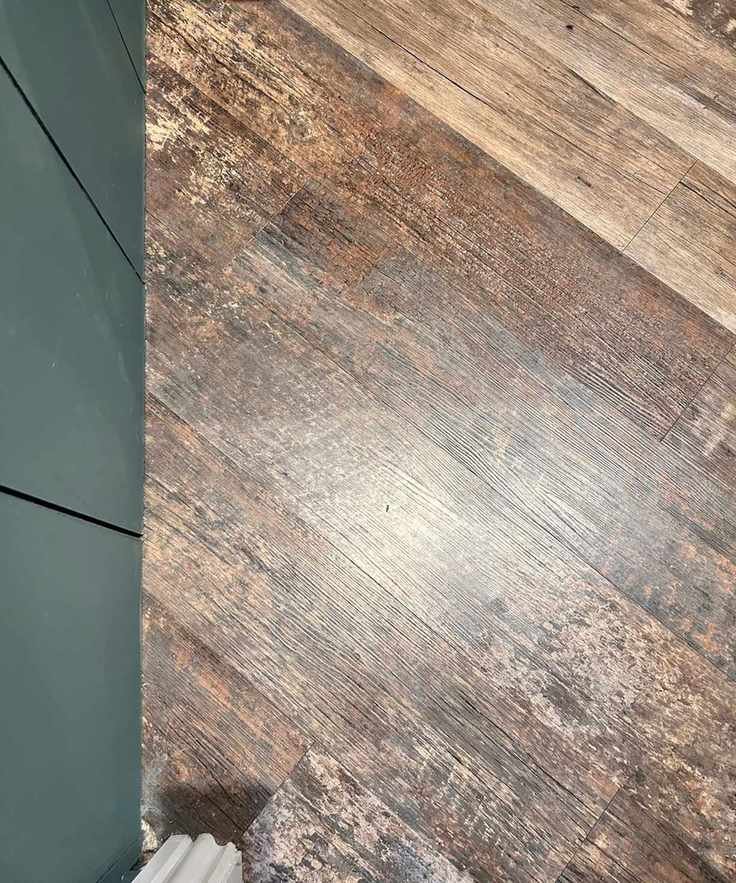 Dark wooden floors after using Method Floor Cleaner