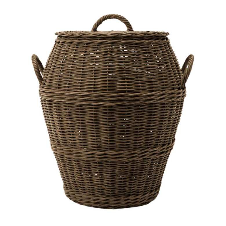 a wicker basket