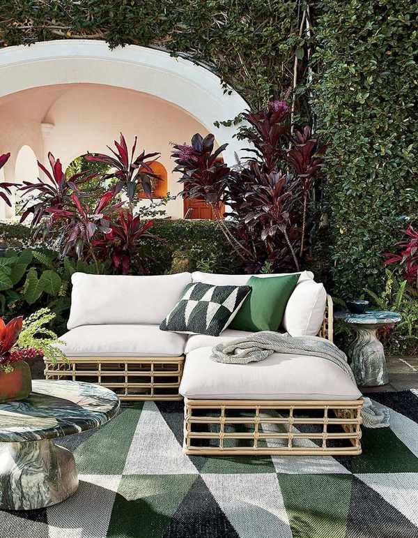 roof garden with ivy