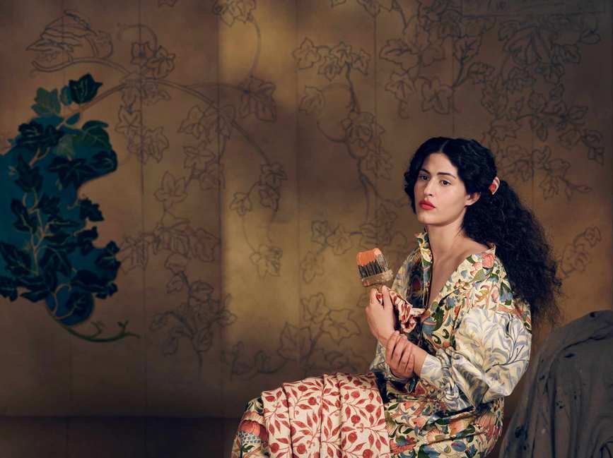 Morris & Co recreation of Pre-Raphaelite painting