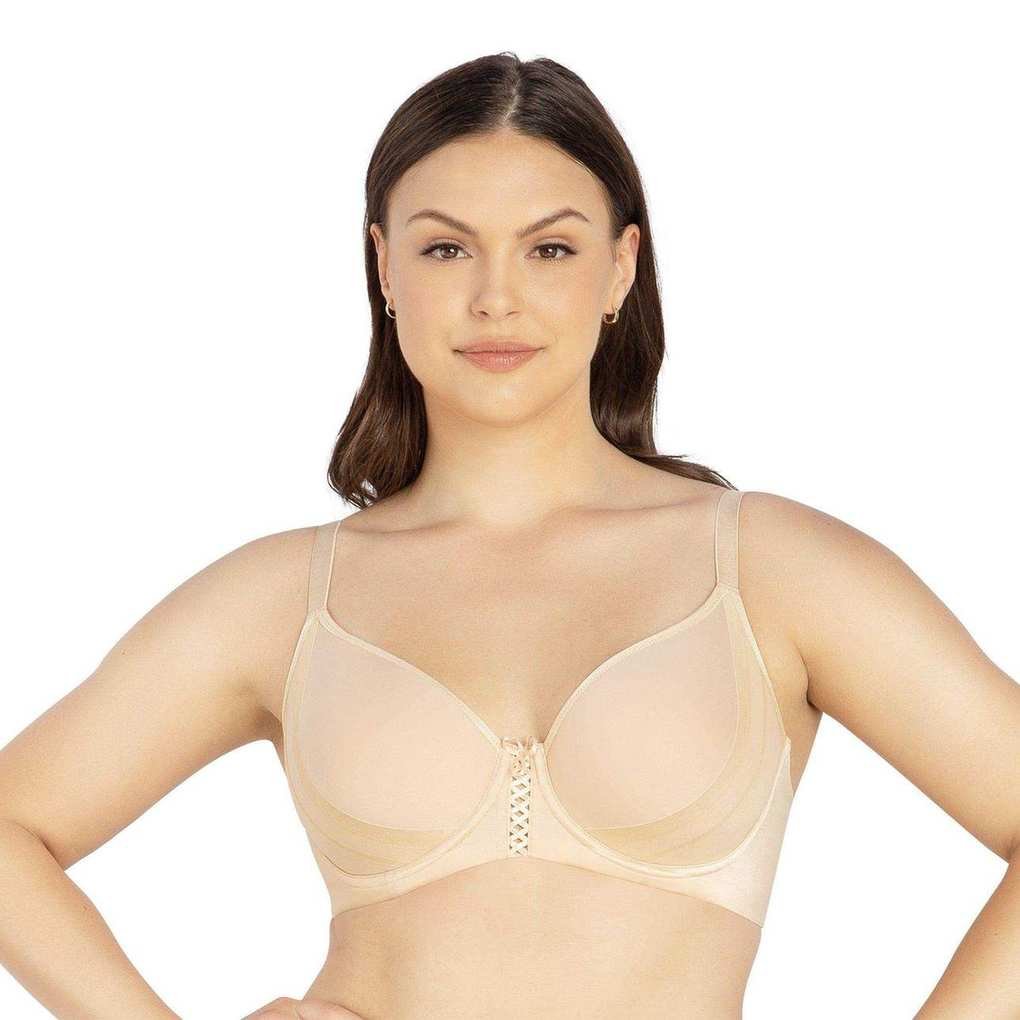 Nude plunge bra for large breasts