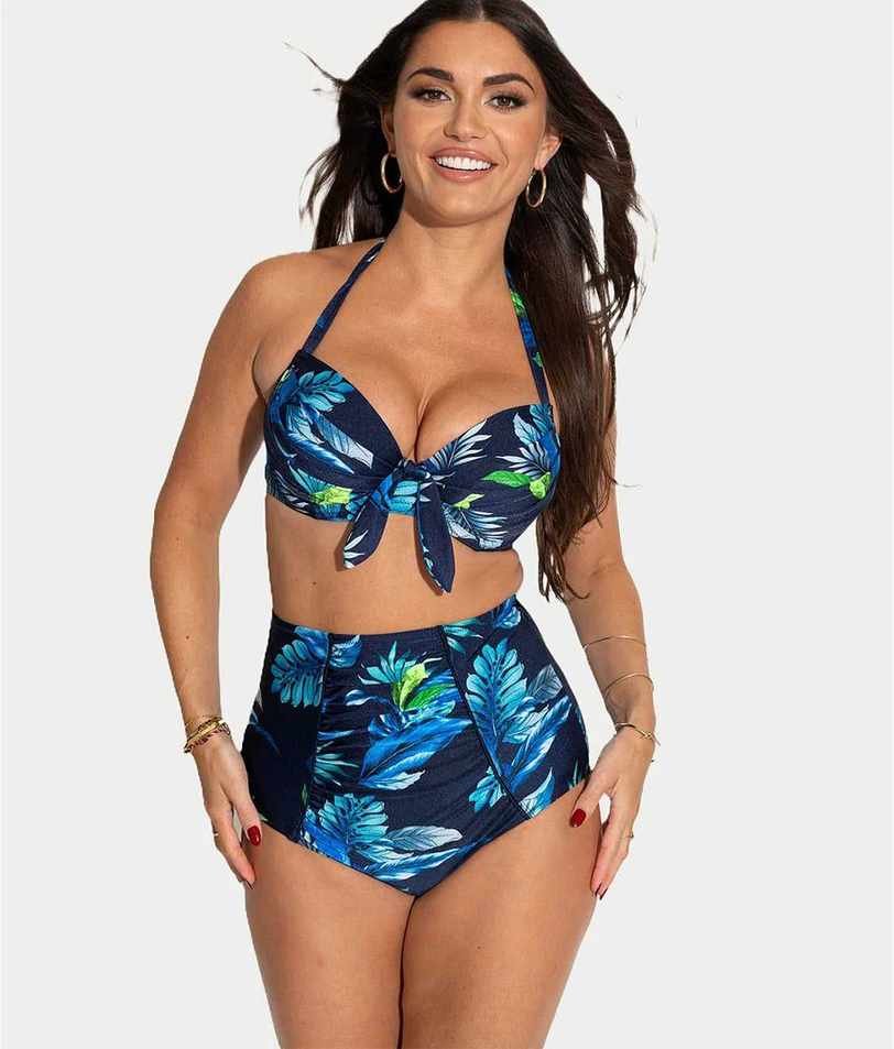 High-Waist Tummy Control Swim Bottoms: Fashion Meets Functionality