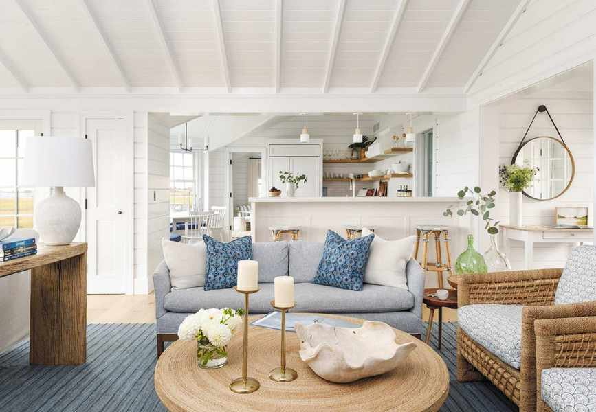 Allison Babcock Nantucket living room