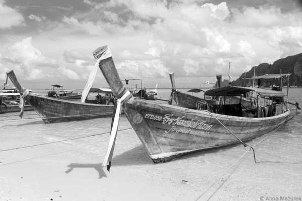 Long-tail boats in Thailand