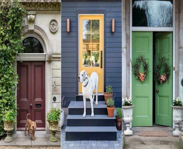 5 Cheerful Front Door Colors for Spring That Welcome You Home