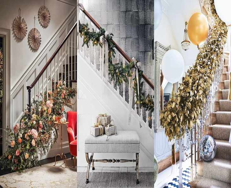 Festive Christmas Stair Decor Ideas – 18 Stylish Inspirations