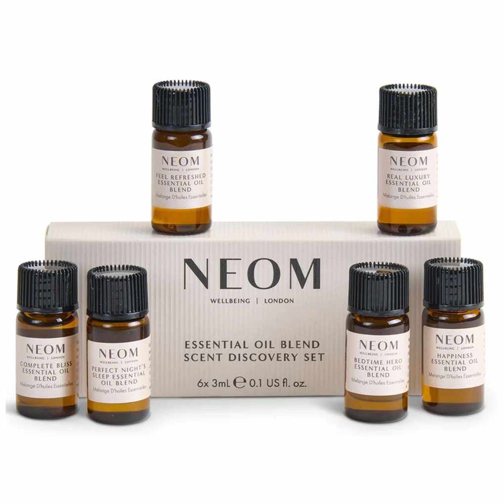 NEOM essential oil blend scent discovery set
