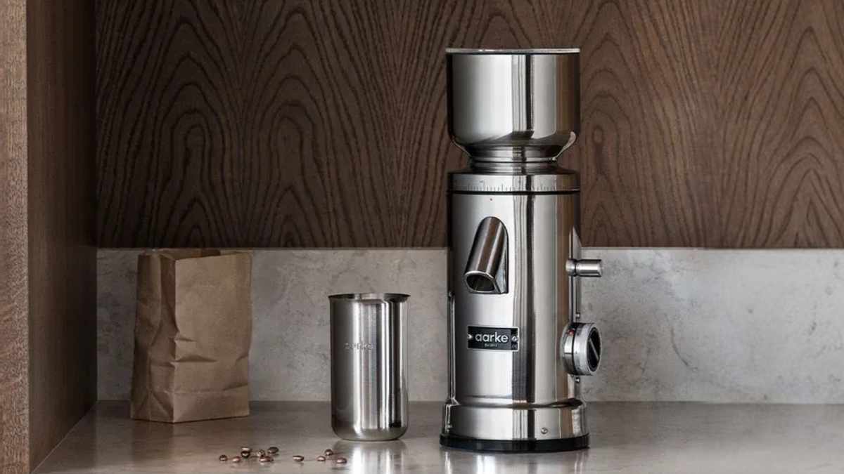 Aarke Coffee Grinder: Precision Grinding and Stunning Stainless Steel Design