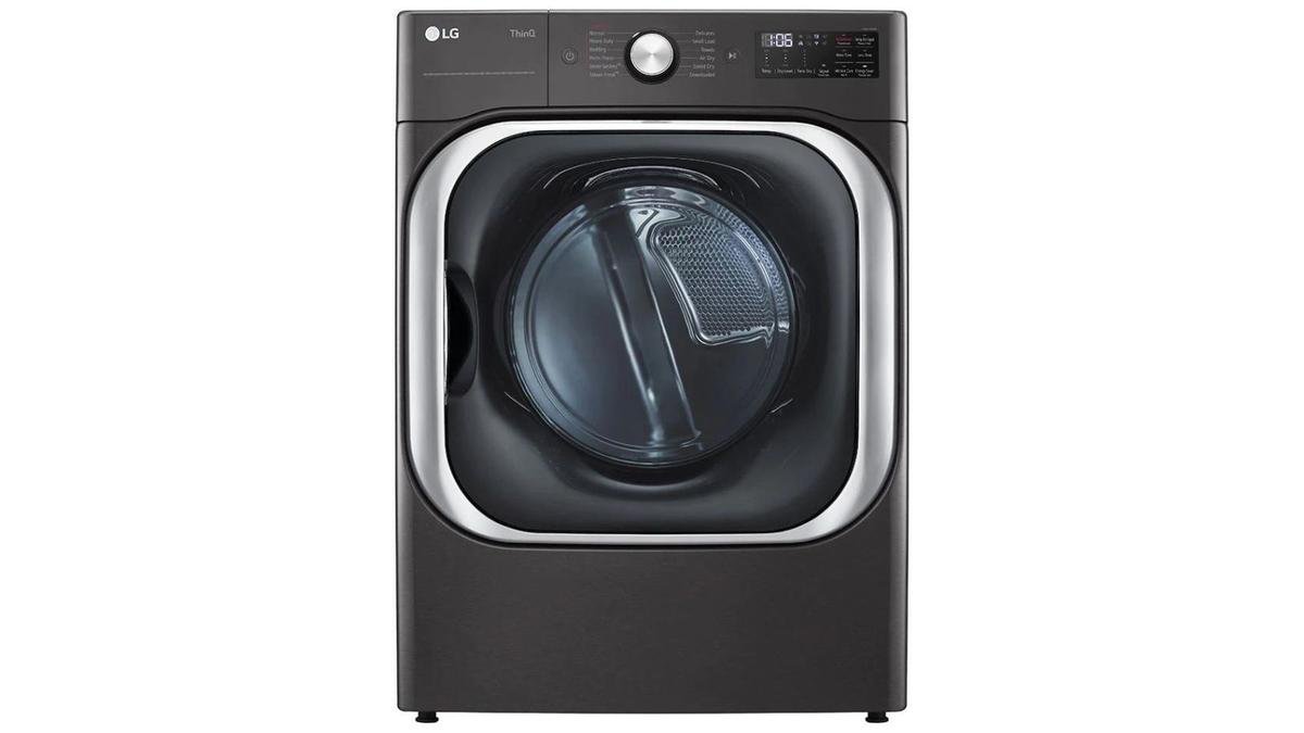 Large black LG dryer