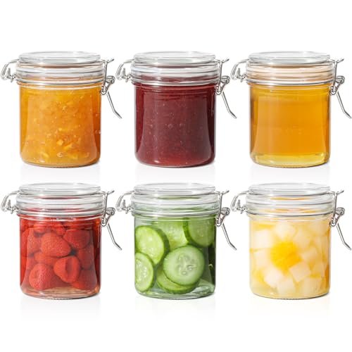 small glass jars