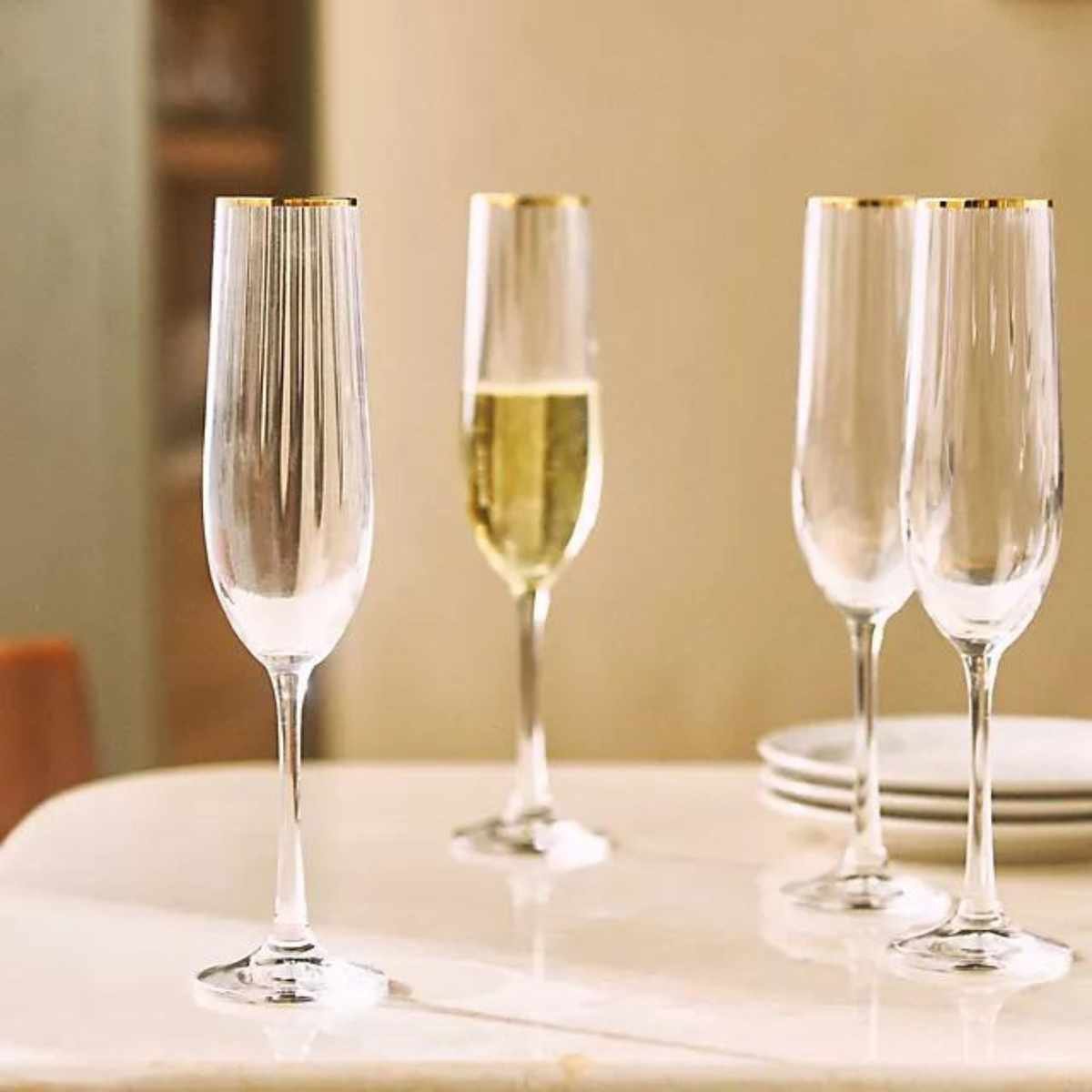 Champagne flutes
