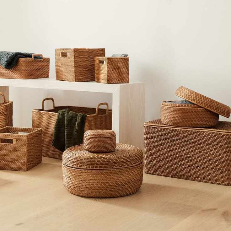 Rattan Utility Baskets