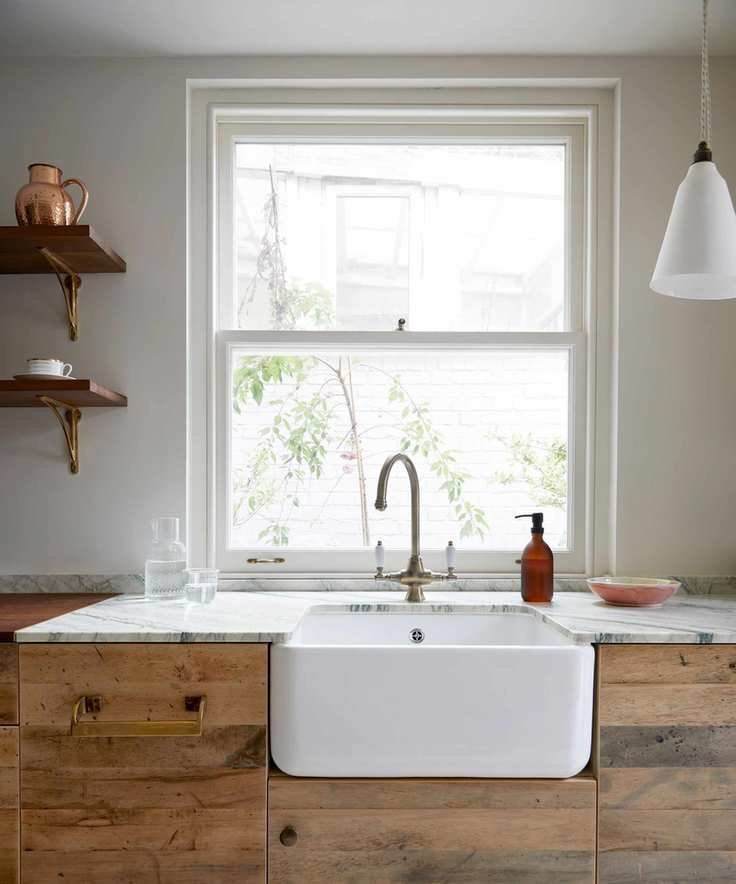Calming contemporary kitchen