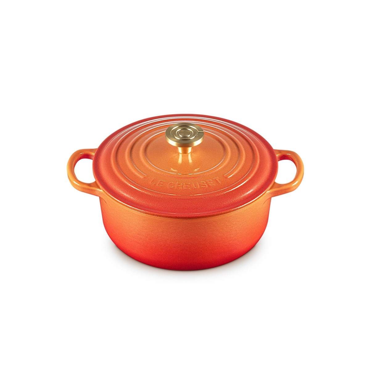 A light blue dutch oven pan