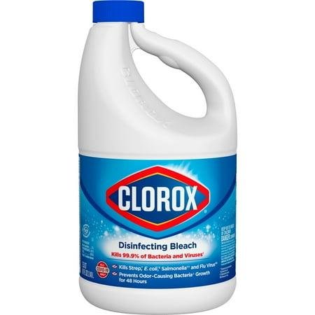 Clorox Disinfecting Liquid Bleach Cleaner, Regular Scent, 81 Fl Oz
