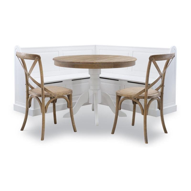 Lark Manor&amp;trade; Selby 6 - Person Solid Pine Corner Breakfast Nook With Hidden Storage Set &amp;amp; Reviews | Wayfair