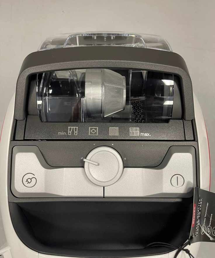 Miele Boost CX1 canister vacuum suction power modes