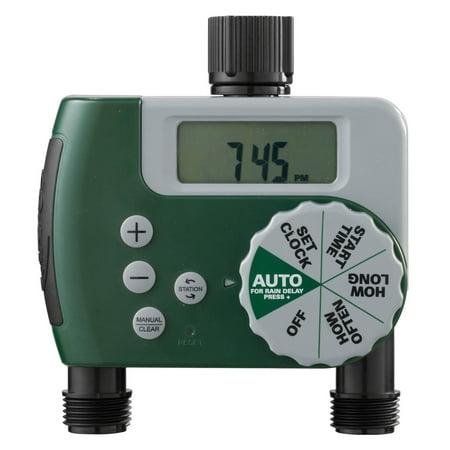Orbit 2-Outlet Programmable Hose Faucet Timer (ht9e)