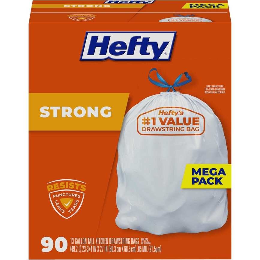 Hefty trash bags