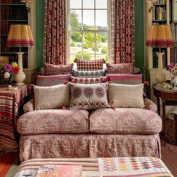 colorful living room