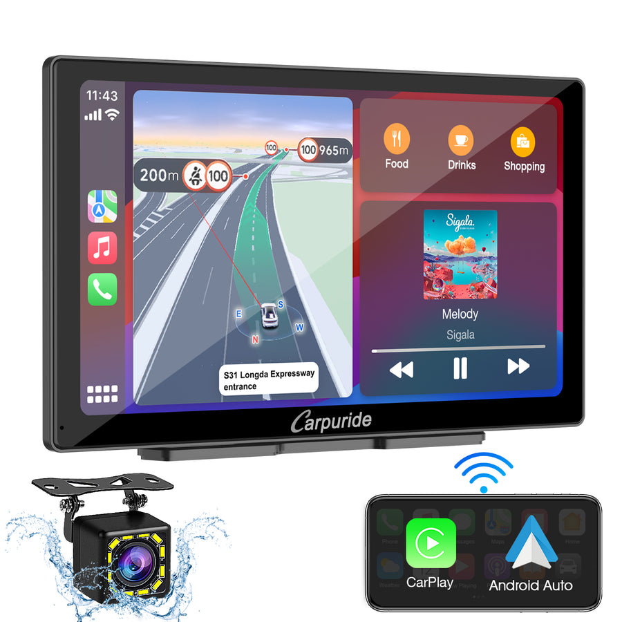 Carpuride C98 9 inch portable CarPlay screen