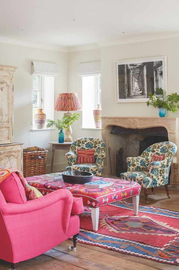 French country living room